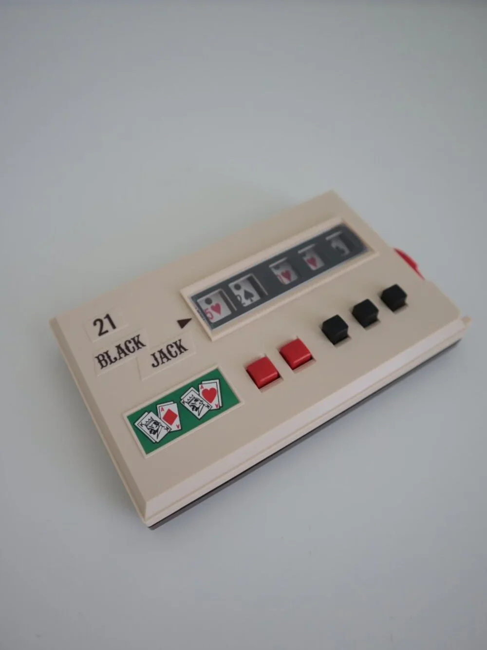 Vintage 1970s Waco Electronic Handheld 21 Black Jack Game